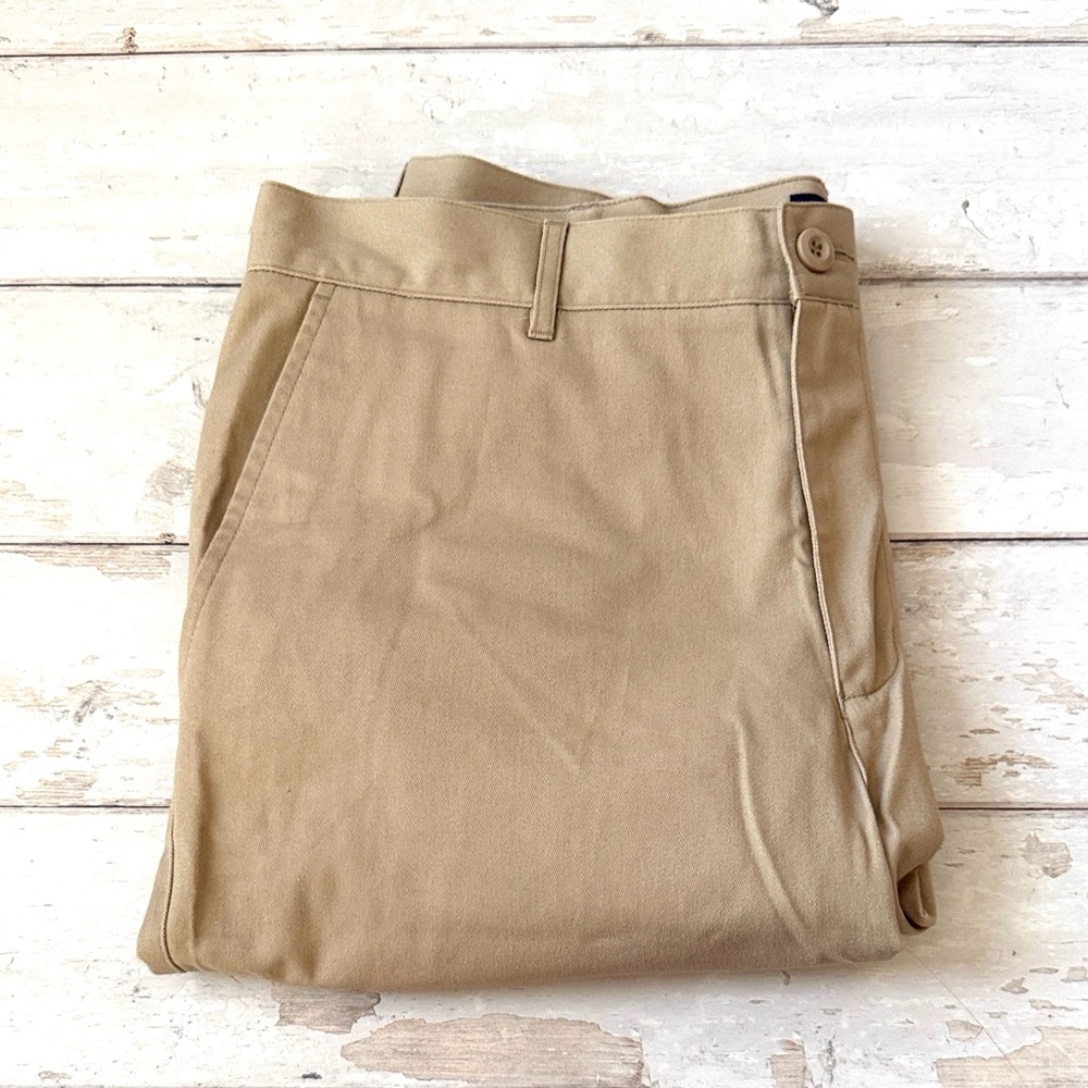 Basic Editions 36x32 Men's Khaki Chinos Slacks Business Work Pants Tan Brown